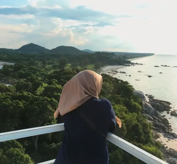 Pantai Tanjung Berikat Pulau Bangka