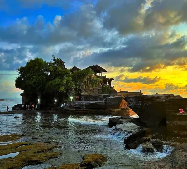 SUnset Tanah Lot Bali