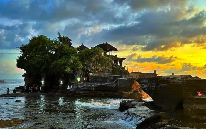 SUnset Tanah Lot Bali